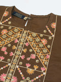 Velvour Girls Cotton Embroidered Stitched 2-Piece Suit-VG159-B