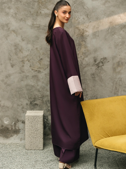 Mannat Clothing Suave Edit Raw Silk Co-Ord Set-Chroma