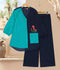Velvour Girls Cotton Embroidered Co-Ord Set-VG151-B