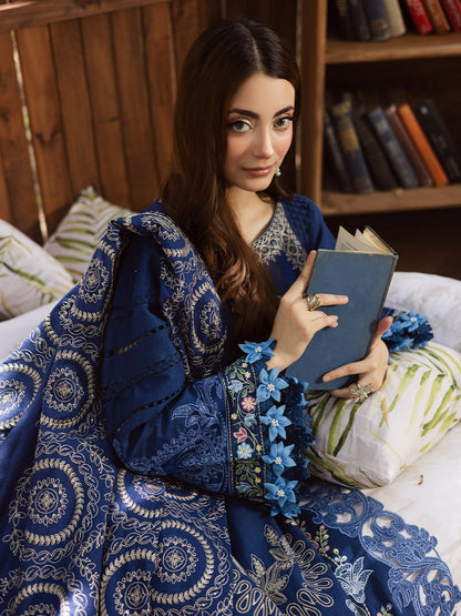 Parishay Winterwood Tales Khaddar Embroidered Stitched 3-Piece Suit-WW - 02