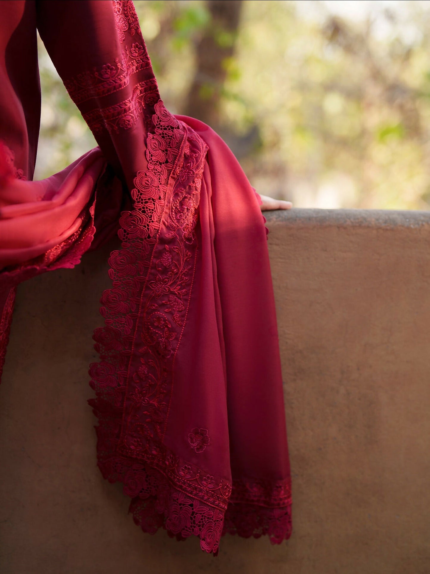 Mahnur Fiona Lawn'26 Embroidered Unstitched 3-Piece Suit-F-07