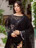 Mahnur Gulzar Viscose Embroidered Stitched 3-Piece Suit - G - 01