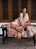 Hussain Rehar Karandi A/W'24 Embroidered Unstitched 3-Piece Suit-Lali