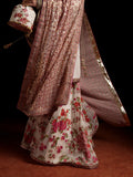 Hussain Rehar Luxury Pret'23 Raw Silk Embellished Stitched 3-Piece Suit-Ivoor