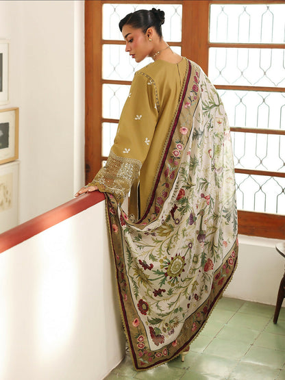 Binilyas Lumina Summer Lawn Embroidered Unstitched 3-Piece Suit-L76-B