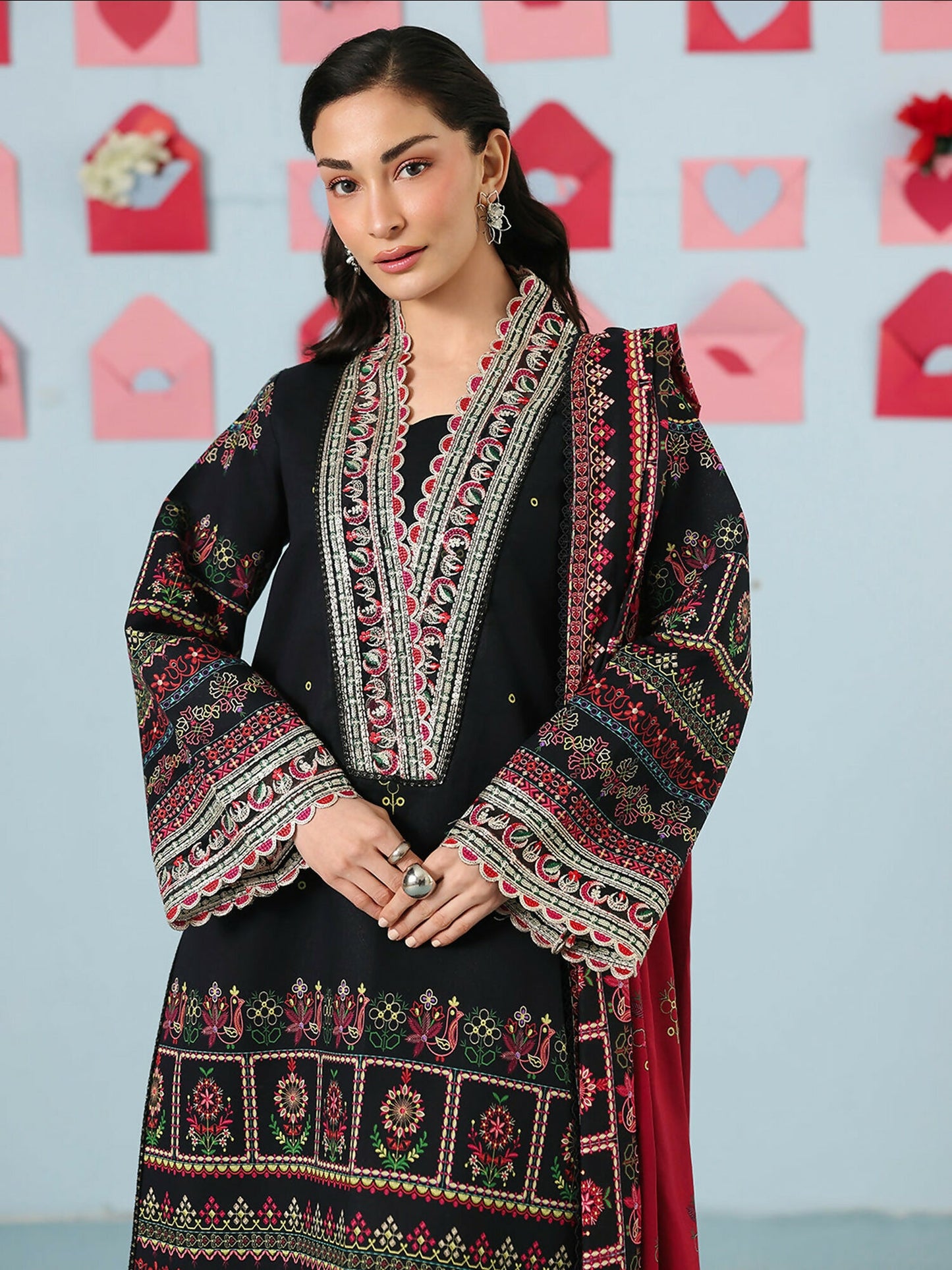 Mahnur Anaya Vol.2 Lawn Embroidered Stitched 3-Piece Suit-AN-2-15
