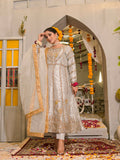 Ruby's Couture Poshak Tissue Embellished Stitched 3-Piece Suit-Deewani