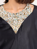 Allure By IH Luxury Pret Raw Silk Embellished Stitched 3-Piece Suit-Rita
