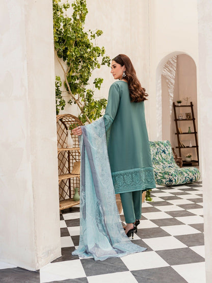 Panache Apparel Lawn Embroidered Stitched 2-Piece Suit-Zest