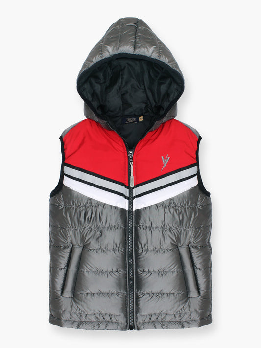 Velvour Sleeveless Hooded Puffer Jacket-VJ57-A