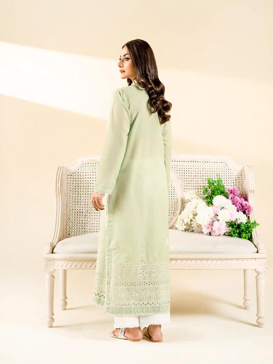 Light Green-Rabazka Blended Lawn Embroidered Stitched Shirt-WRTW-DELW-1PC-S26-04