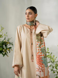 Beige Rabazka Lawn Embroidered Unstitched 3-Piece Suit-WUS-DELW-3P-S26-05