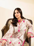 Pink and white-Rabazka Lawn Embroidered Stitched Shirt-WRTW-PLCK-1PC-S26-06