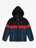 Velvour Full Sleeves Hooded Puffer Jacket-VJ012-B