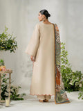 Beige Rabazka Lawn Embroidered Unstitched 3-Piece Suit-WUS-DELW-3P-S26-05