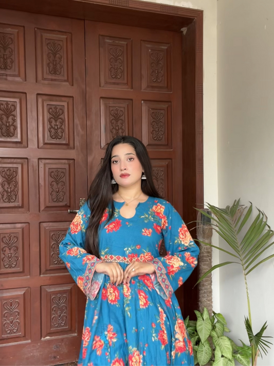 Bin Shaukat Khaddar Printed Stitched 2-Piece Suit