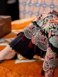 Fatima Hussain Lawn Embroidered Unstitched 3-Piece Suit-Raha