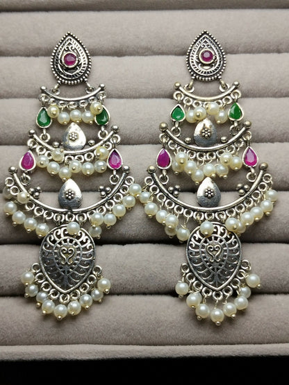 H&A Jewellery Oxidized Brass Handmade Earrings