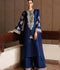 Hussain Rehar Luxury Pret Eid'24 Raw Silk Embellished Stitched 3-Piece Suit-Saxe