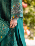 Binilyas Freesia Luxury Lawn Embroidered Unstitched 3-Piece Suit-102 - A