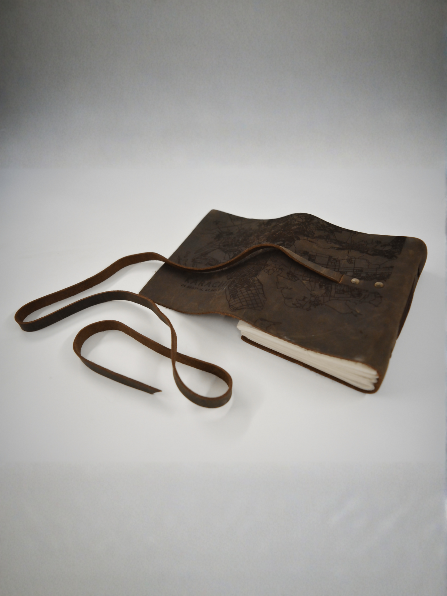 MappedPK Karachi Mapped Leather Journal