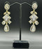 H&A Jewellery One Carat Silver and Gold Plated Earrings