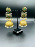 H&A Jewellery Handmade Brass Oxidized Jhumka