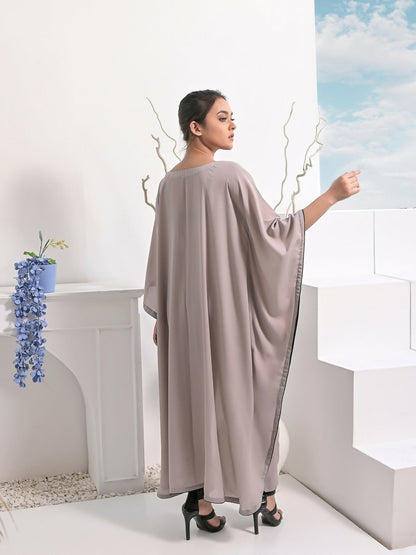 Ruby's Couture Haute & Chic Georgette Cape Set-Helen