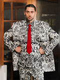Hussain Rehar Pay Day Vol IV Silk Printed Stitched 2-Piece Suit-Domino