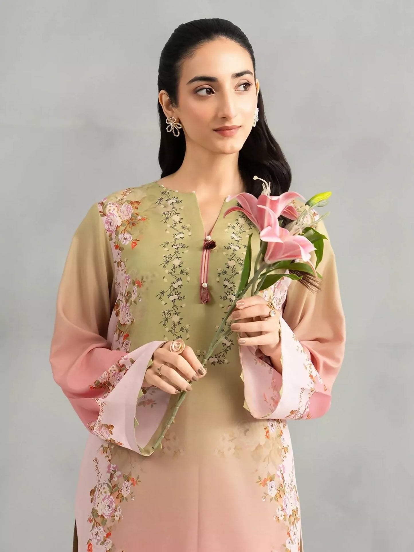 Panache Apparel Dear Summer Silk Lawn Printed Sitched Suit-Soft Meadow