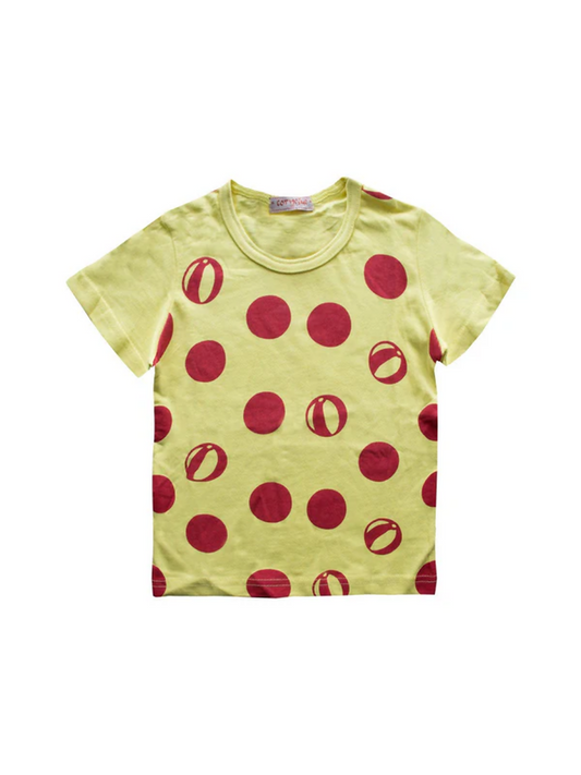 Funky's Printed Summer Polka Top-6235