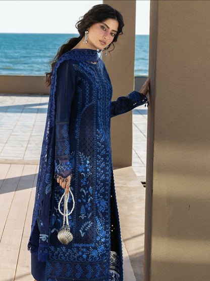 Mahnur Sirene Luxury Lawn'26 Embroidered Unstitched 3-Piece Suit-S-15