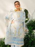 Binilyas Lawn Embroidered Stitched 3-Piece Suit-233 - A