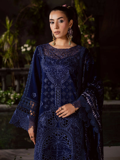 Mahnur Amelia Kotrai Embroidered Unstitched 3-Piece Suit-CK-004