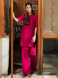 Hussain Rehar Pay Day Vol IV Raw Silk Stitched 2-Piece Suit-Celestia