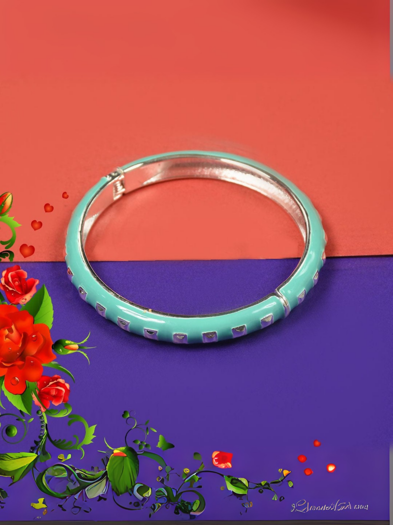 Mini Box design Clutch Bangle (4)
