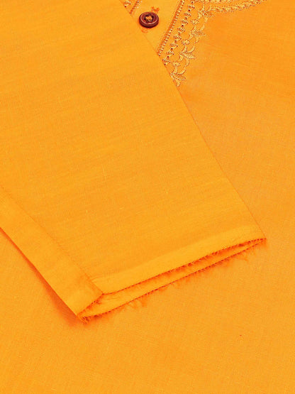 Velvour Boys Cotton Embroidered Stitched Kurta Pajama-VK08