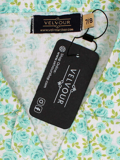 Velvour Girls Cotton Printed Co-Ord Set-VG161-A