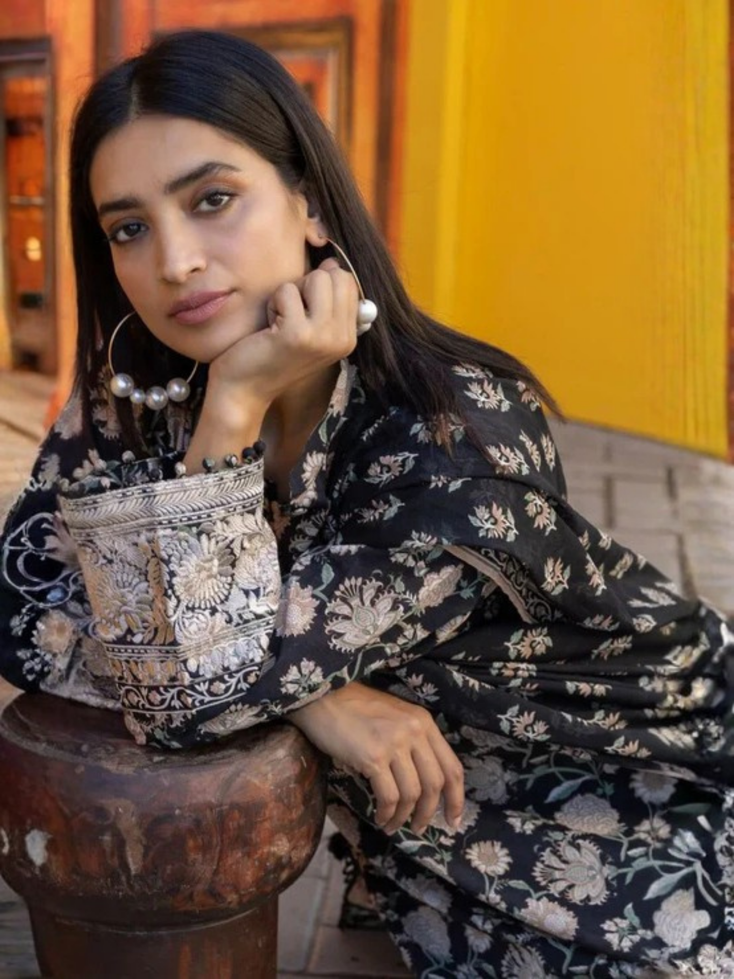 Khaadi Lawn Printed Unstitched 3-Piece Suit-BLA231225