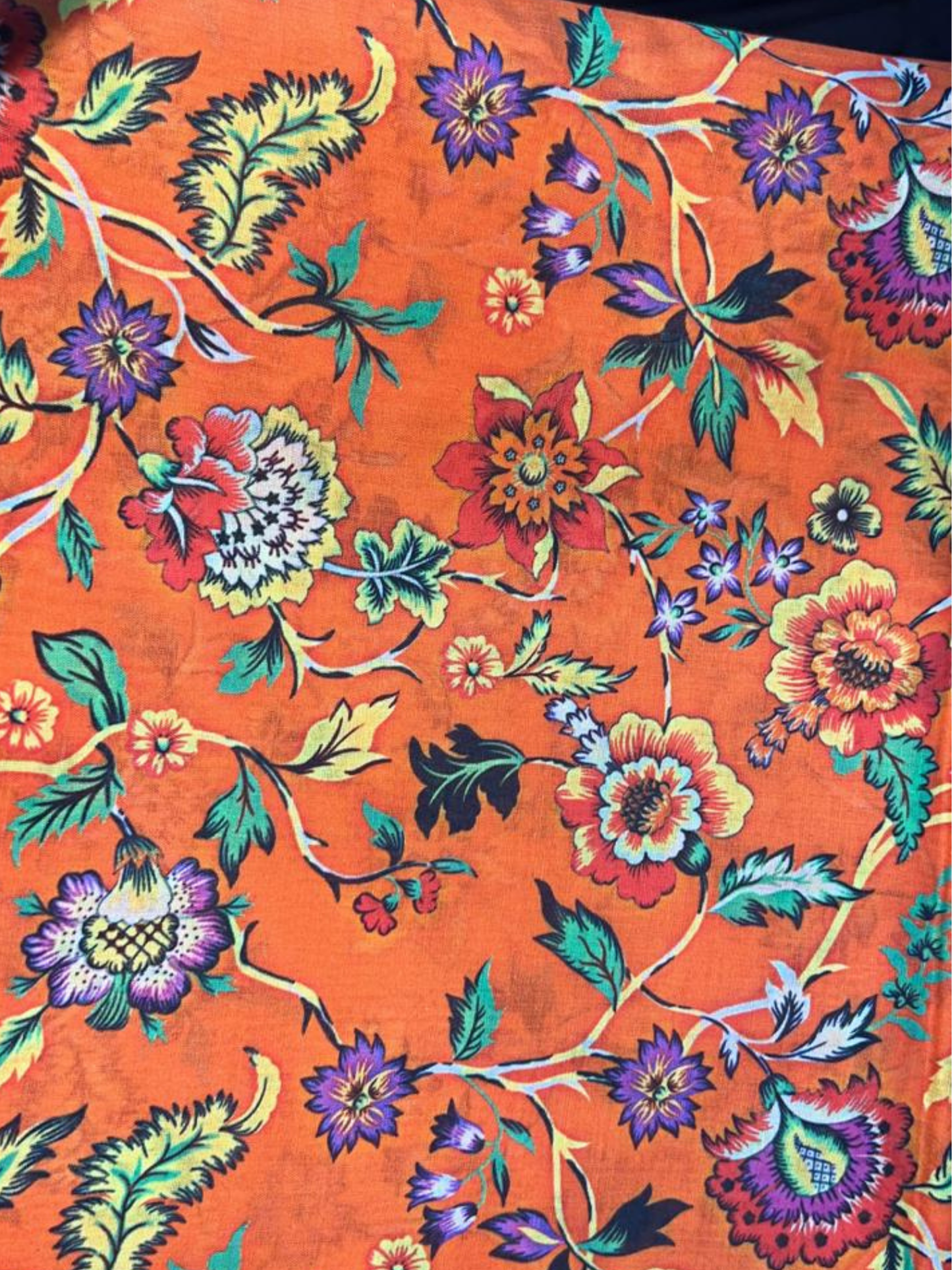 Orange Bin Shaukat Lawn Printed Unstitched 2-Piece Suit