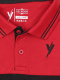 Velvour Boys Pique Tipping Collar Polo Shirt-VP14-B