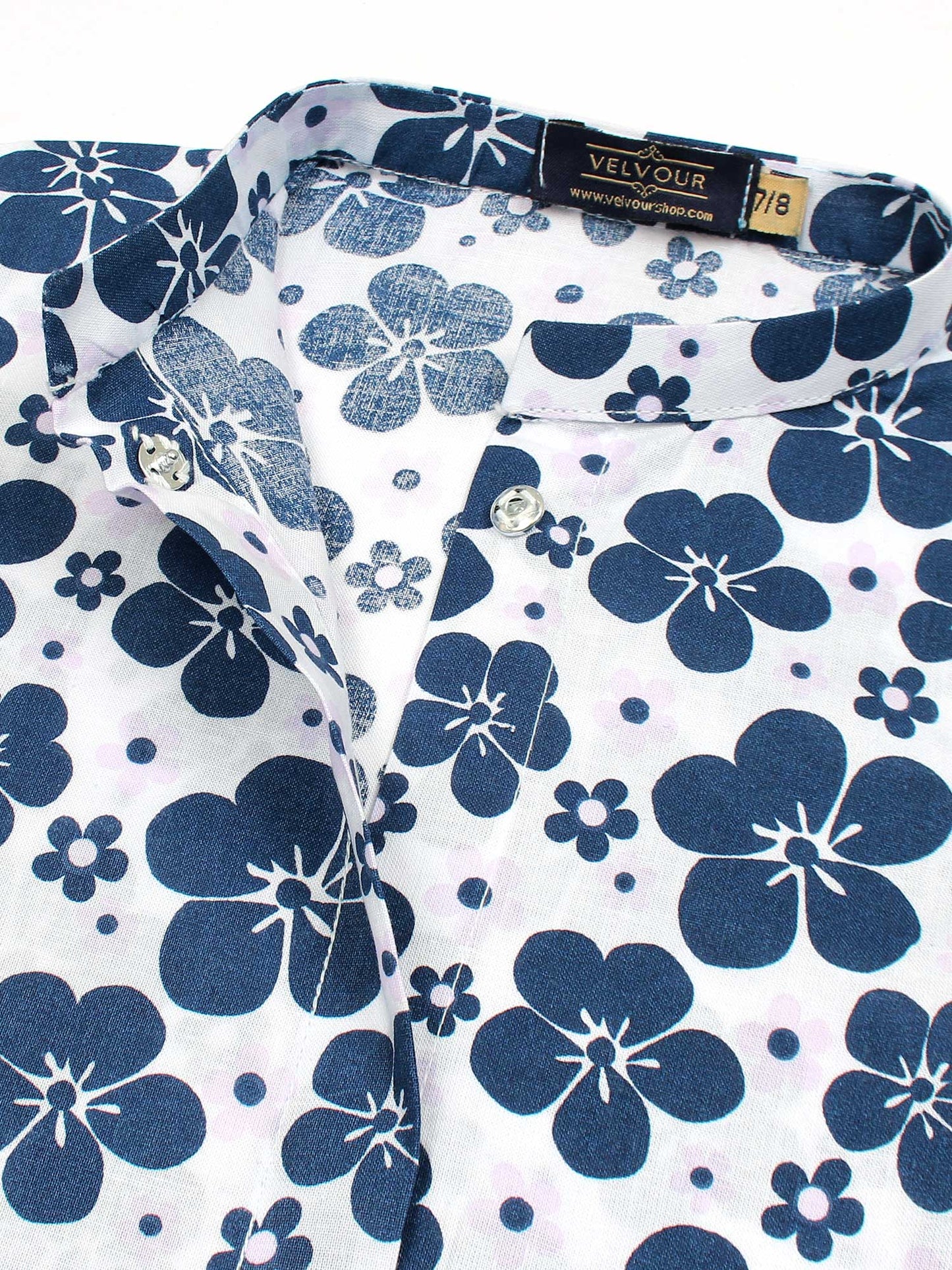 Velvour Girls Cotton Printed Co-Ord Set-VG144-B