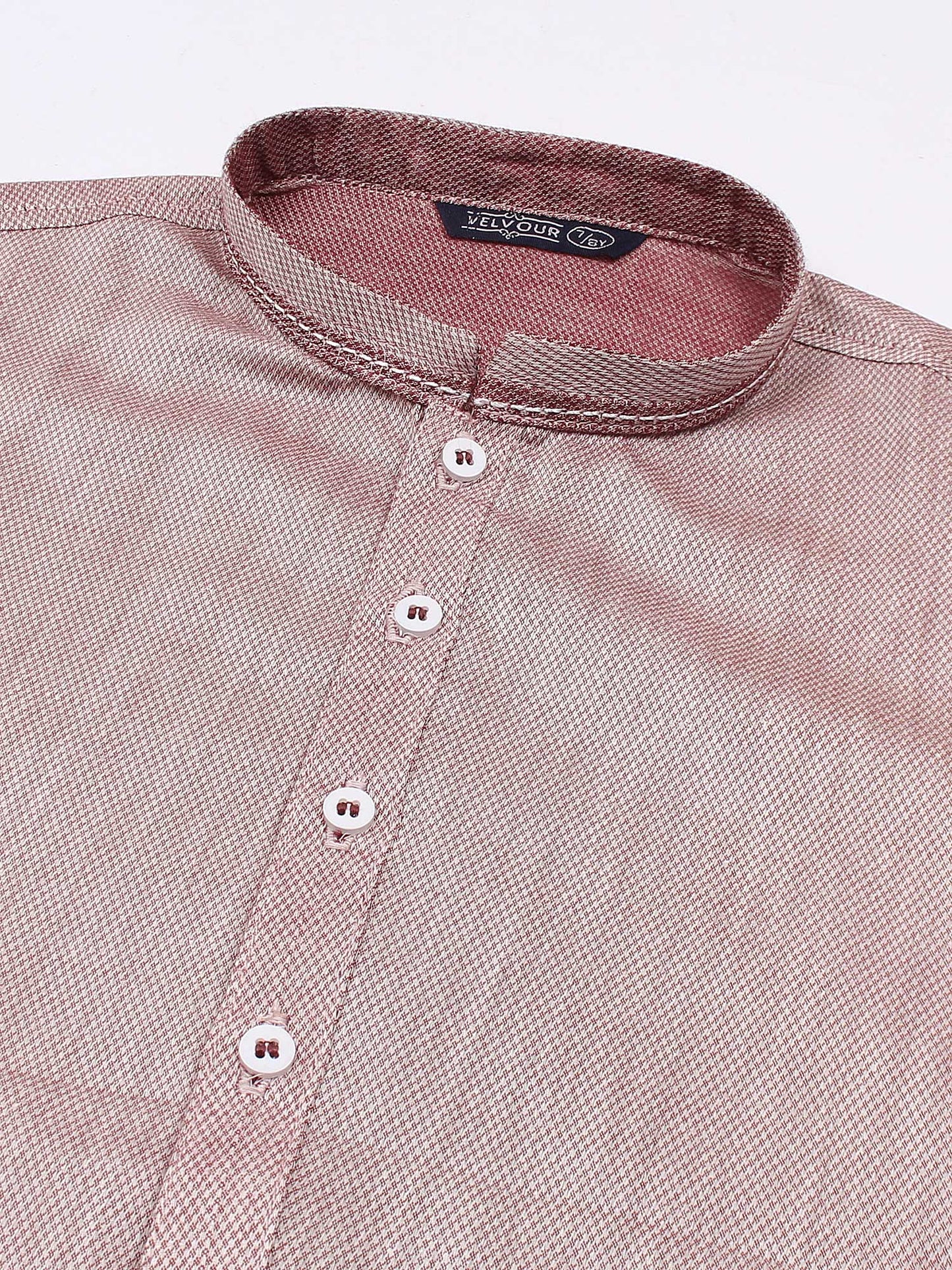 Velvour Boys Cotton Fine Detail Stitched Kurta-VB191-B