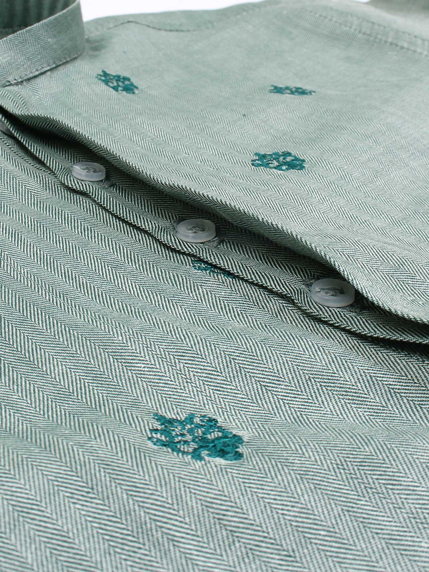 Velvour Boys Cotton Embroidered Stitched Kurta-VB196-H