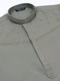 Velvour Boys Cotton Embroidered Stitched 2-Piece Suit-VB162-A