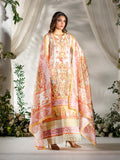 Yellow Rabazka Lawn Embroidered Unstitched 3-Piece Suit-WUS-PELW-3PCS-S26-03