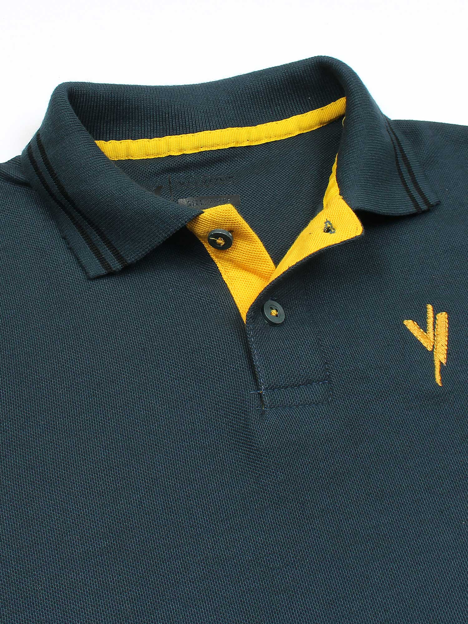Velvour Boys Pique Tipping Collar Polo Shirt-VP11-G