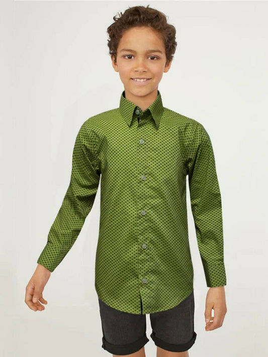 Funkys Boy's designer print Casual Shirt-8973
