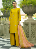 Allure By IH Raw Silk Embellished Stitched 3-Piece Suit-Sublime