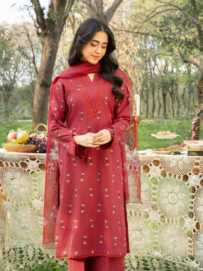 Panache Apparel Serenity Cotton Lawn Embroidered Stitched Suit-Reverie